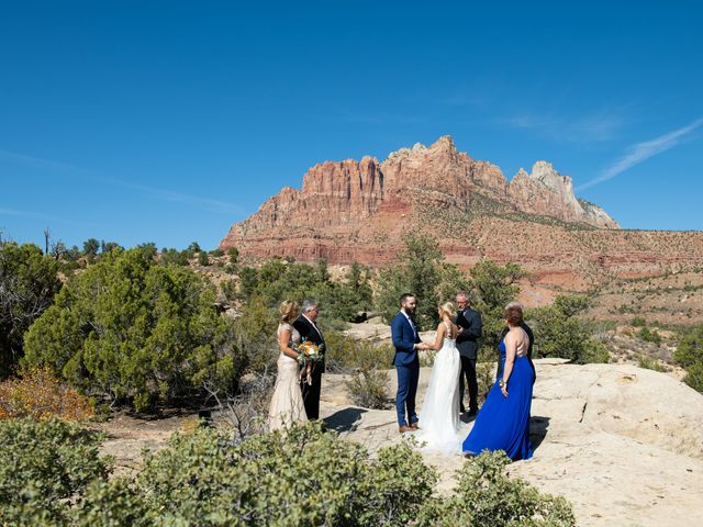 Austin and Brittany&apos;s Wedding in Springdale, Utah 172