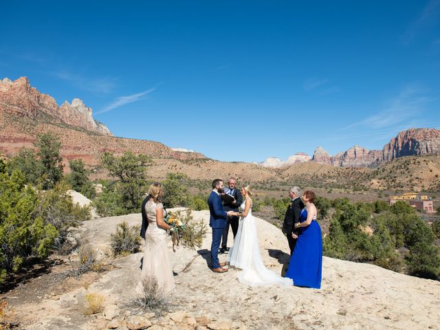Austin and Brittany&apos;s Wedding in Springdale, Utah 173