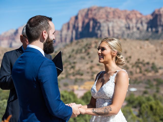 Austin and Brittany&apos;s Wedding in Springdale, Utah 174