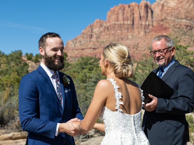 Austin and Brittany&apos;s Wedding in Springdale, Utah 177