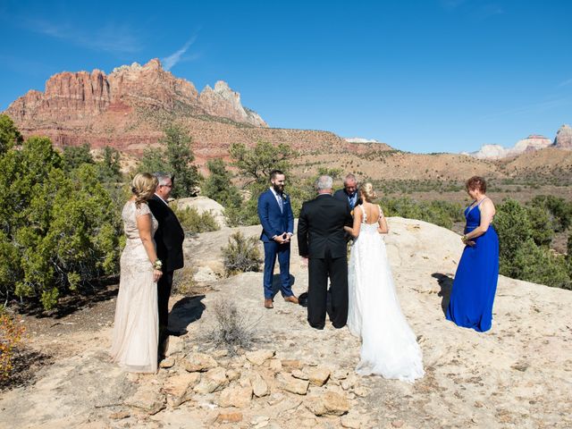 Austin and Brittany&apos;s Wedding in Springdale, Utah 191