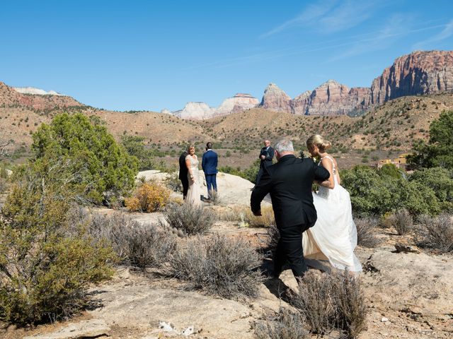 Austin and Brittany&apos;s Wedding in Springdale, Utah 195