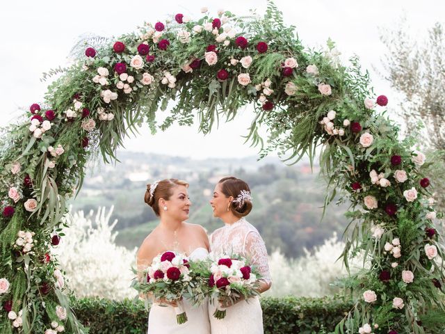 Ligenne and Christine&apos;s Wedding in Florence, Italy 52