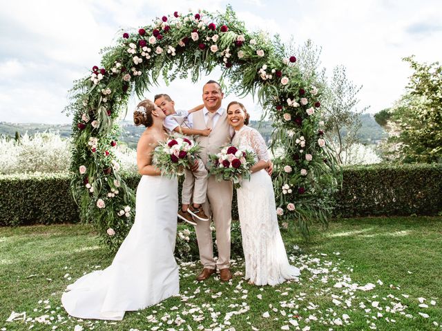 Ligenne and Christine&apos;s Wedding in Florence, Italy 59