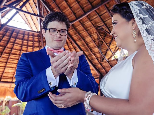 Aaron and Yasmin&apos;s Wedding in Cancun, Mexico 41
