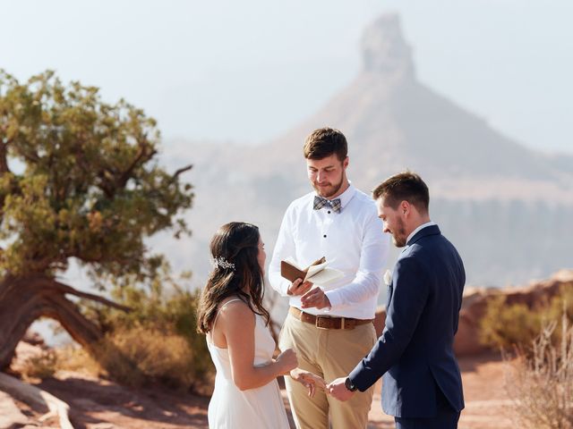 Dakota and Julie&apos;s Wedding in Moab, Utah 43