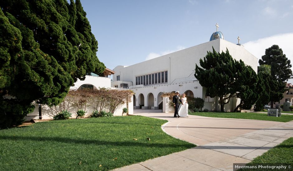 Bride and Groom's Wedding in Coronado, California