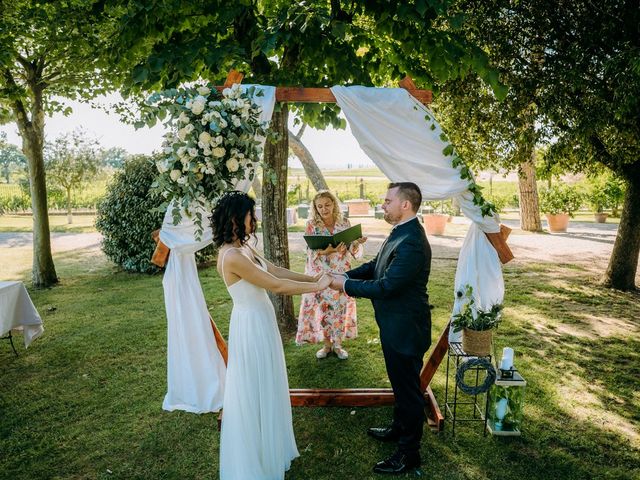 James and Letizia&apos;s Wedding in Montepulciano, Italy 36