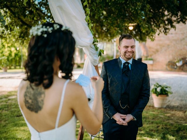 James and Letizia&apos;s Wedding in Montepulciano, Italy 38