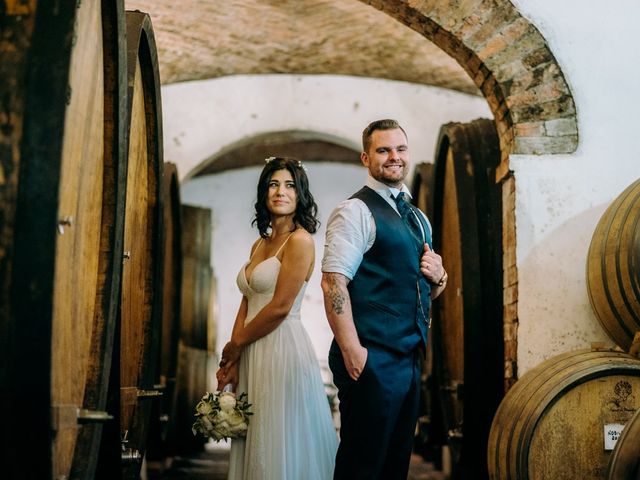James and Letizia&apos;s Wedding in Montepulciano, Italy 53