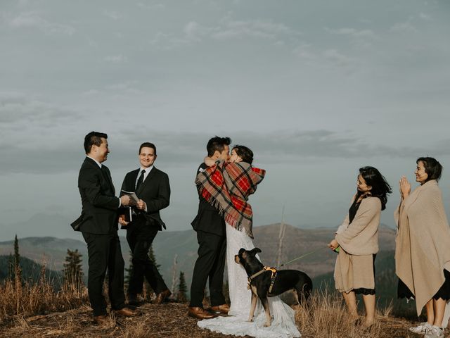 Kris and Ashley&apos;s Wedding in Whitefish, Montana 55