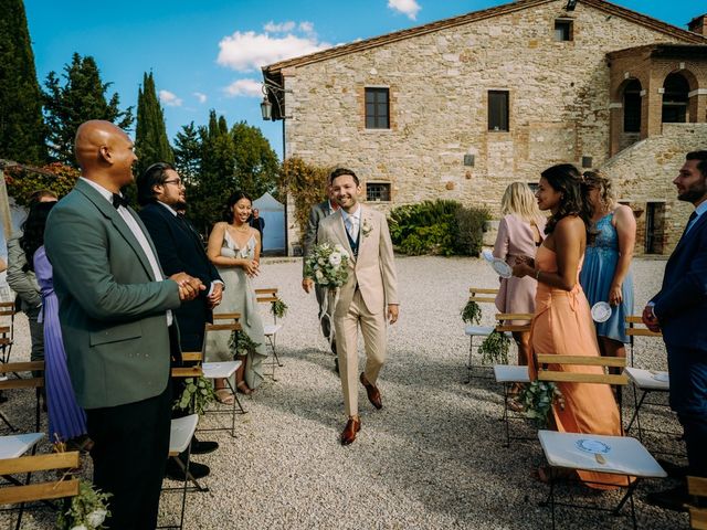 Robin and Nikki&apos;s Wedding in Siena, Italy 40