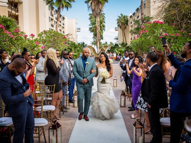 Malik and Breean&apos;s Wedding in Cancun, Mexico 10