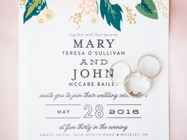 Mary and John&apos;s Wedding in Moseley, Virginia 1