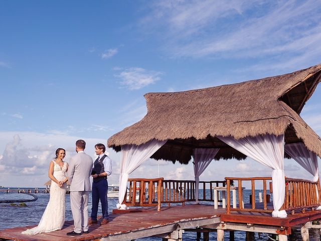 James and Christina&apos;s Wedding in Playa del Carmen, Mexico 32