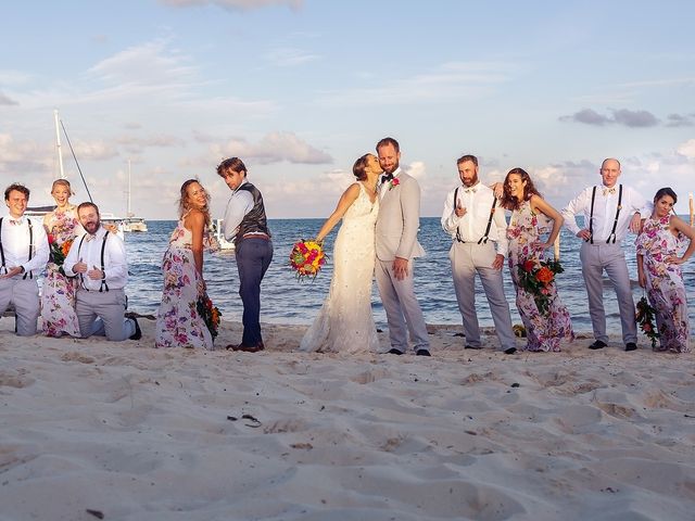 James and Christina&apos;s Wedding in Playa del Carmen, Mexico 54