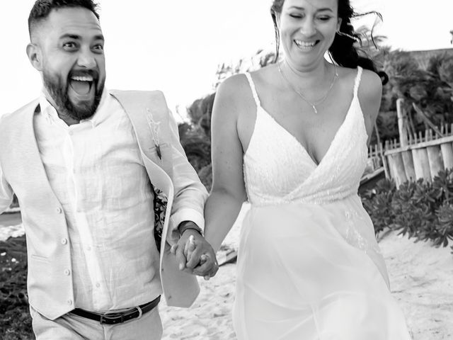 Clemence and Joaquín's Wedding in Tulum, Mexico 38