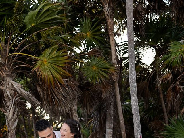 Clemence and Joaquín's Wedding in Tulum, Mexico 40