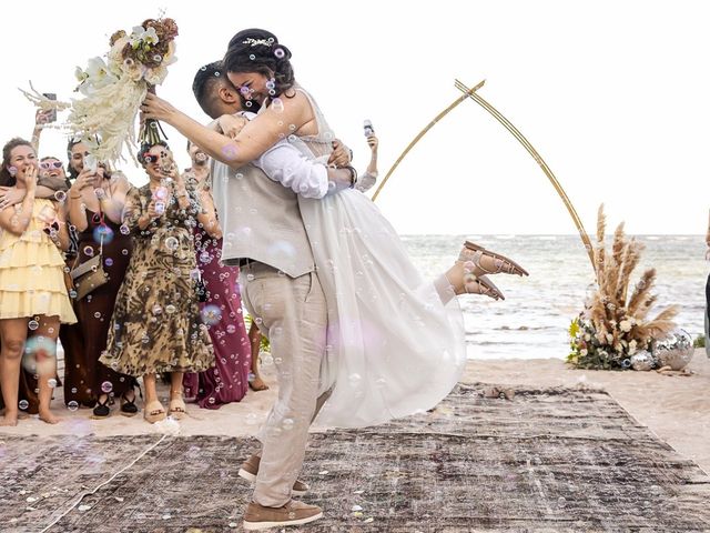Clemence and Joaquín's Wedding in Tulum, Mexico 52