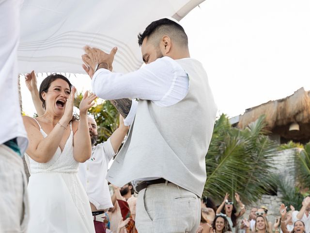 Clemence and Joaquín's Wedding in Tulum, Mexico 64