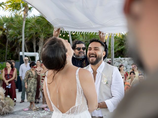 Clemence and Joaquín's Wedding in Tulum, Mexico 70