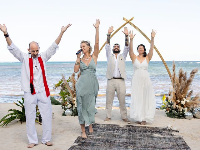 Clemence and Joaquín's Wedding in Tulum, Mexico 82