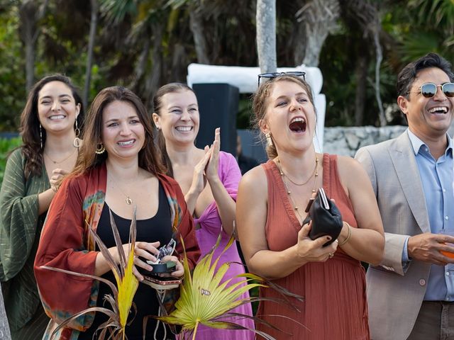 Clemence and Joaquín's Wedding in Tulum, Mexico 85