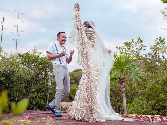 James and Priscilla&apos;s Wedding in Akumal, Mexico 75