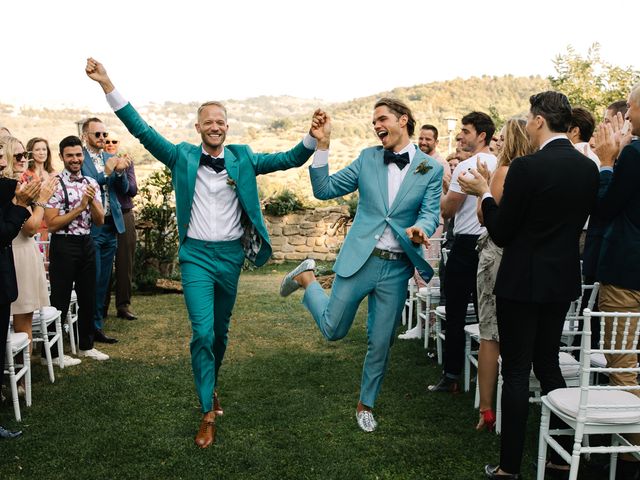 Justin and Kyle&apos;s Wedding in Tuscany, Italy 11