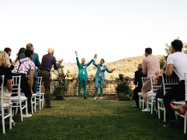 Justin and Kyle&apos;s Wedding in Tuscany, Italy 12