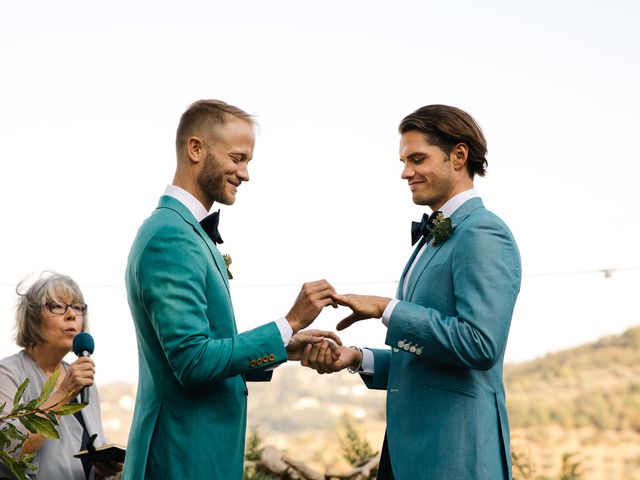 Justin and Kyle&apos;s Wedding in Tuscany, Italy 14