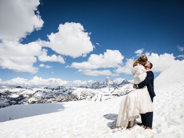 Alexis and Ben&apos;s Wedding in Jackson, Wyoming 13