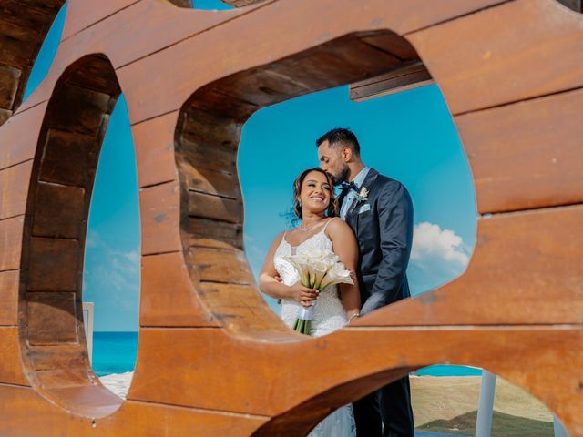 Tomcy and Jasmine&apos;s Wedding in Cancun, Mexico 27