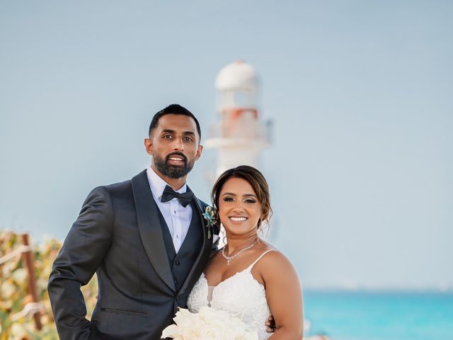 Tomcy and Jasmine&apos;s Wedding in Cancun, Mexico 29