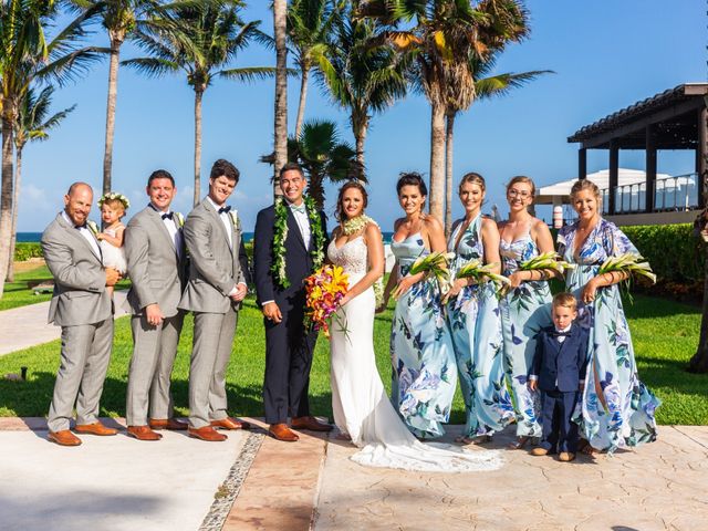 Clayton White and Brittney White&apos;s Wedding in Cancun, Mexico 11