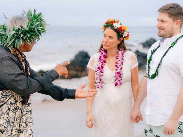 Patricia and Sebastian&apos;s Wedding in Kihei, Hawaii 46