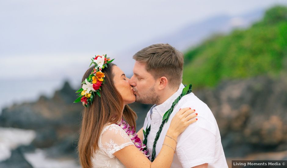 Patricia and Sebastian's Wedding in Kihei, Hawaii