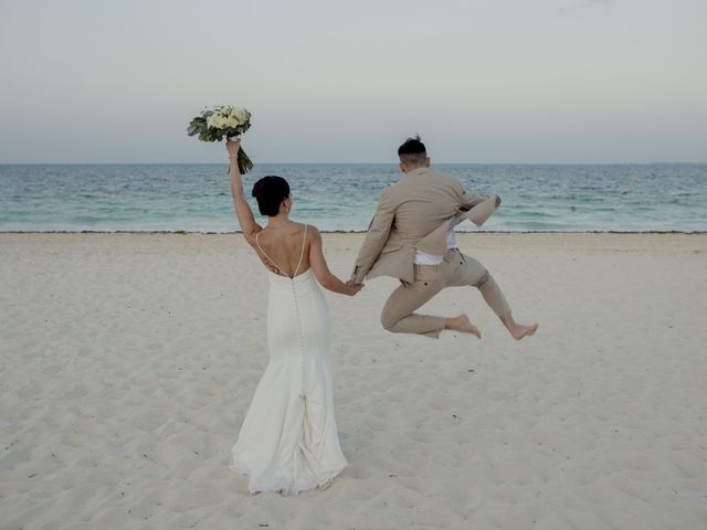 Luigi and Vivian's Wedding in Cancun, Mexico 35