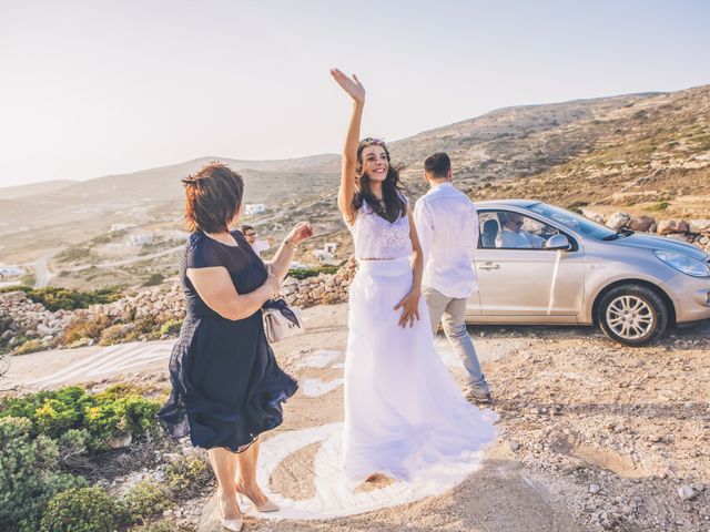 John and Nan&apos;s Wedding in Santorini, Greece 12