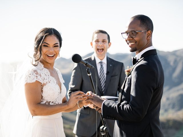 Clairmont and Iman&apos;s Wedding in Malibu, California 20