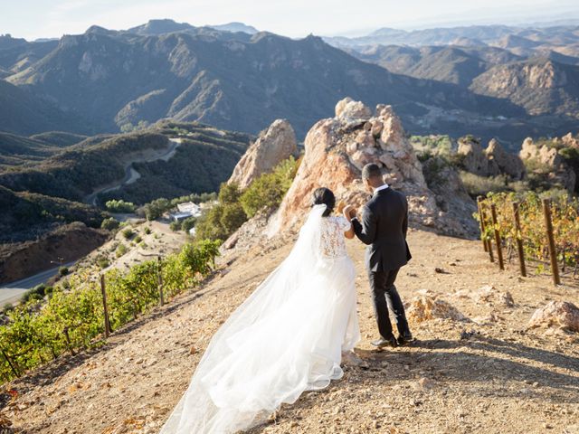 Clairmont and Iman&apos;s Wedding in Malibu, California 34