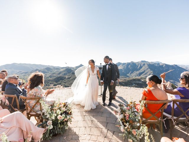 Clairmont and Iman&apos;s Wedding in Malibu, California 41