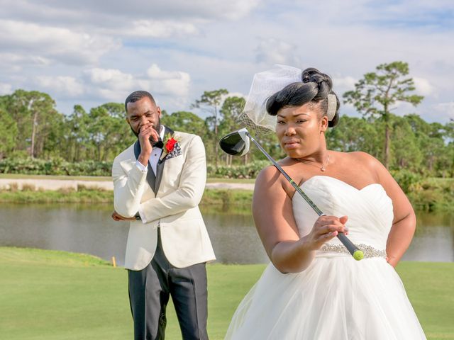 Venassa and Carl&apos;s Wedding in Port Saint Lucie, Florida 25