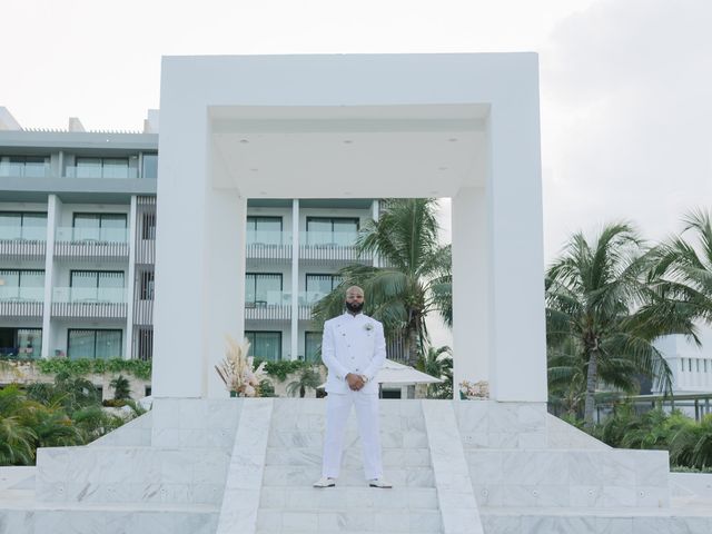 Kiara and Khairi's Wedding in Cancun, Mexico 76