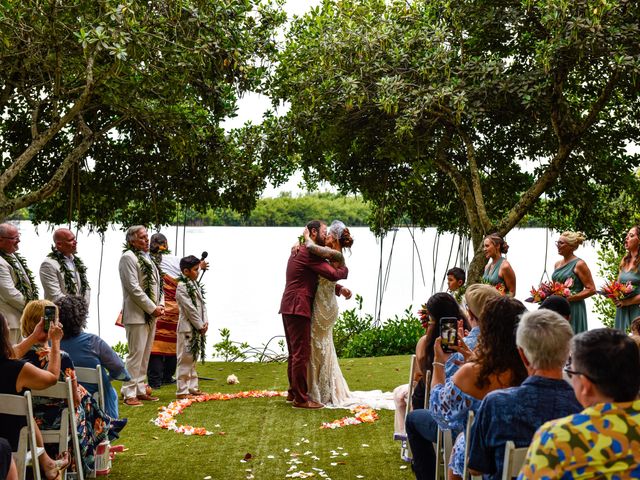 Claire and Matthew&apos;s Wedding in Kaneohe, Hawaii 64