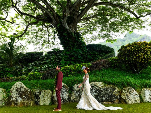 Claire and Matthew&apos;s Wedding in Kaneohe, Hawaii 137