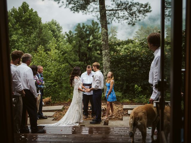 Adam and Hannah&apos;s Wedding in Bryson City, North Carolina 17