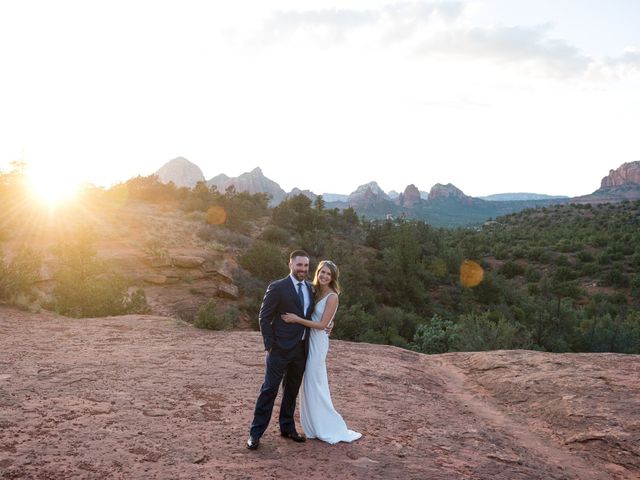 Jeff and Emily&apos;s Wedding in Sedona, Arizona 30