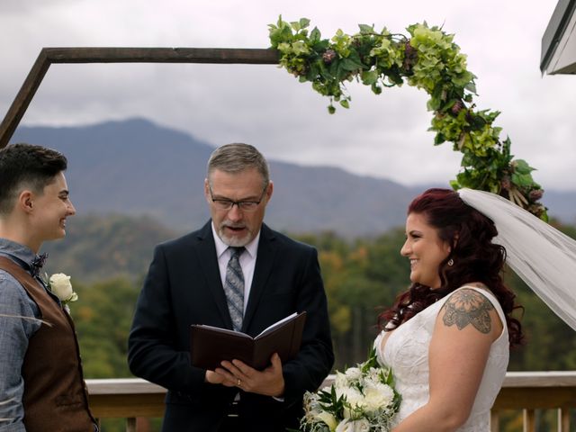 Kate and Ali&apos;s Wedding in Gatlinburg, Tennessee 15