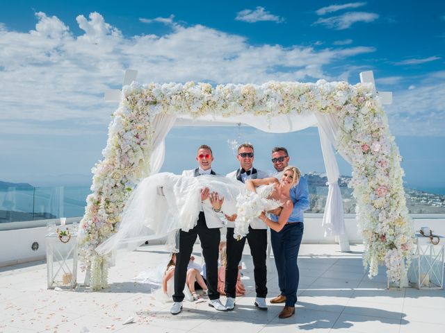 Scott and Paulina&apos;s Wedding in Santorini, Greece 15